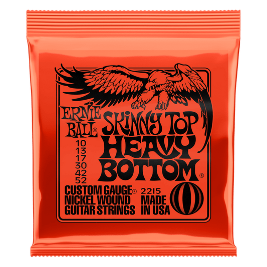 Ernie Ball Nickel Wound Electric Guitar Strings are made from nickel plated steel wire wrapped around tin plated hex shaped steel core wire. The plain strings are made of specially tempered tin plated high carbon steel producing a well balanced tone for y