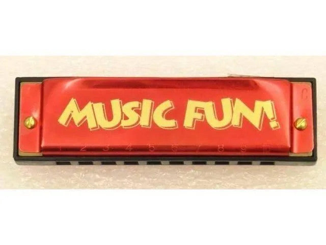 Key of C
A wonderful "First Harmonica" level instrument
A great, economical way to discover how fun making music is!
Metal Cover plates
Plastic Comb
Produces quality sounding tones