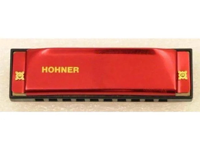 Key of C
A wonderful "First Harmonica" level instrument
A great, economical way to discover how fun making music is!
Metal Cover plates
Plastic Comb
Produces quality sounding tones