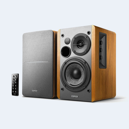 The R1280DB has the classic look you love with all new features of modern powered Bluetooth speakers. The clean wooden finish of the R1280DB bookshelf speakers leave a lasting impression of elegance and luxury. The upgraded specs accommodate a standard of