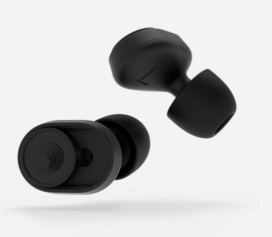 With two selectable levels of attenuation, -12dB and -24dB, dBud hearing protection provides a safe, high-fidelity listening experience, even at levels over 100dbs. Five variable sized tips allow for a customized fit, while the included leash and carry ca