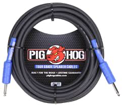 25 ft tour grade speaker cable highly resistant to corrosion tearing and arcing.