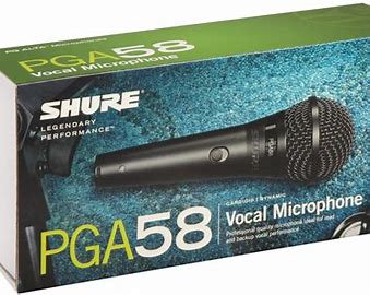 Shure PGA 58 Dynamic Vocal Microphone (New)