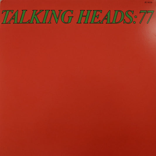 Talking Heads-77 New Vinyl