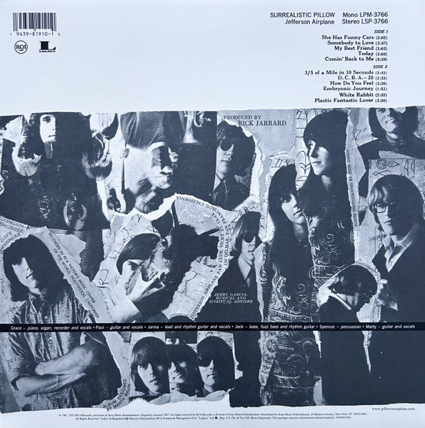 Jefferson Airplane-Surrealistic Pillow (New Vinyl)