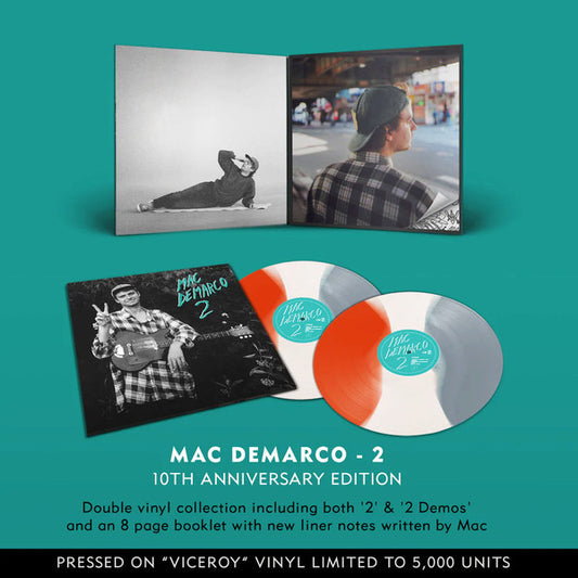 Mac Demarco-2 Limited edition 2x LP printed on "Viceroy" Vinyl (New)