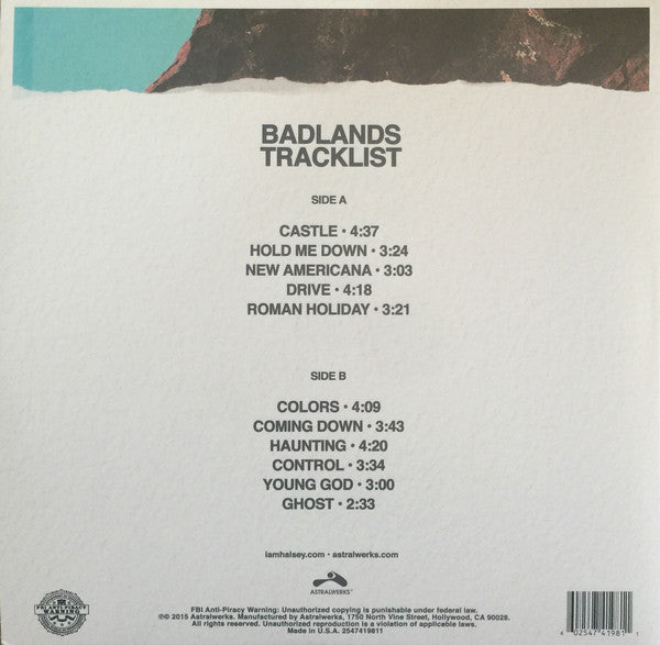 Halsey-Badlands (New Vinyl)