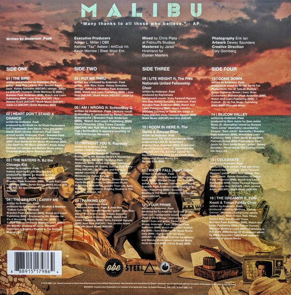 Anderson Paak-Malibu (New Vinyl)