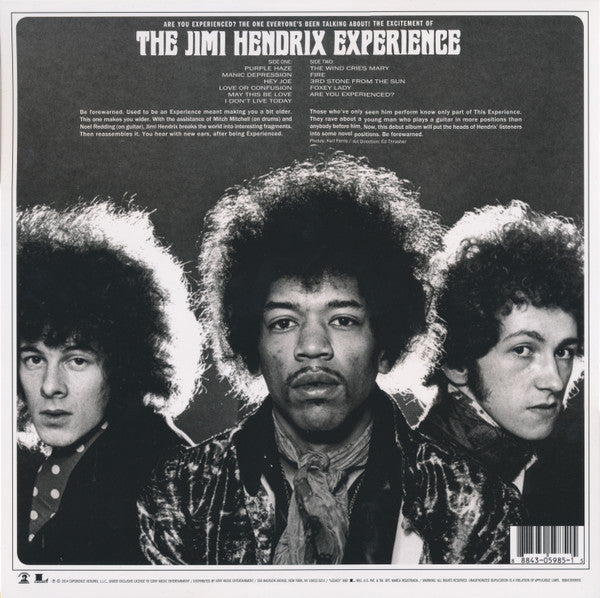 The Jimi Hendrix Experience-Are You Experienced (New Vinyl)