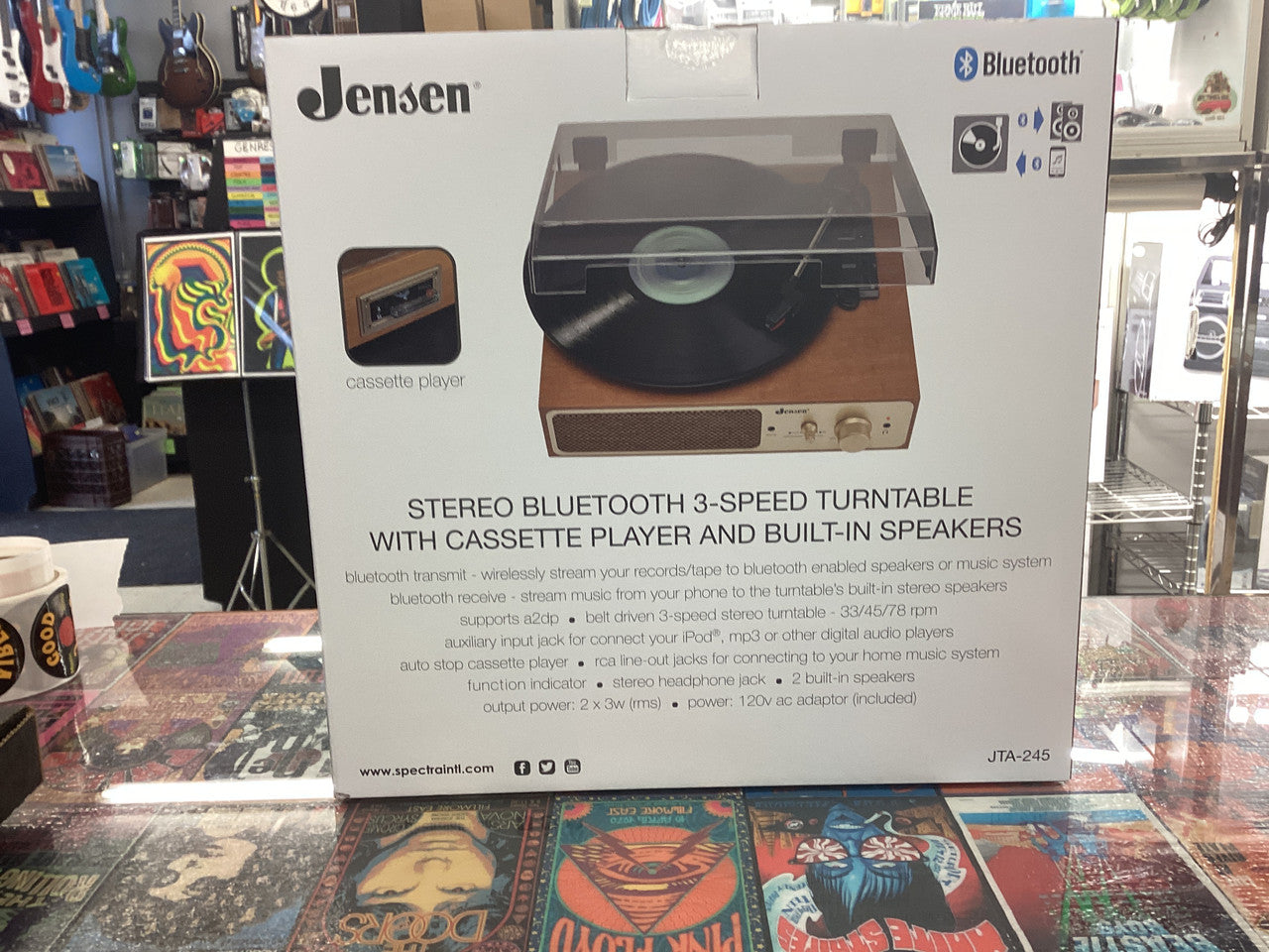 Jensen JTA-245 New Turntable