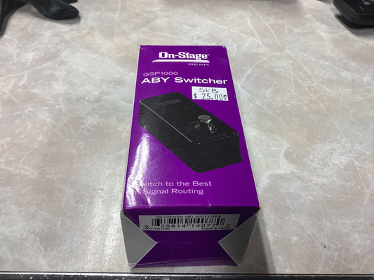 Splits one input for switching between two signal paths, or combines two inputs to share one signal path
True-bypass circuitry removes the pedal from the signal path when the pedal is off
Heavy-duty aluminum housing protects the internal components to ens