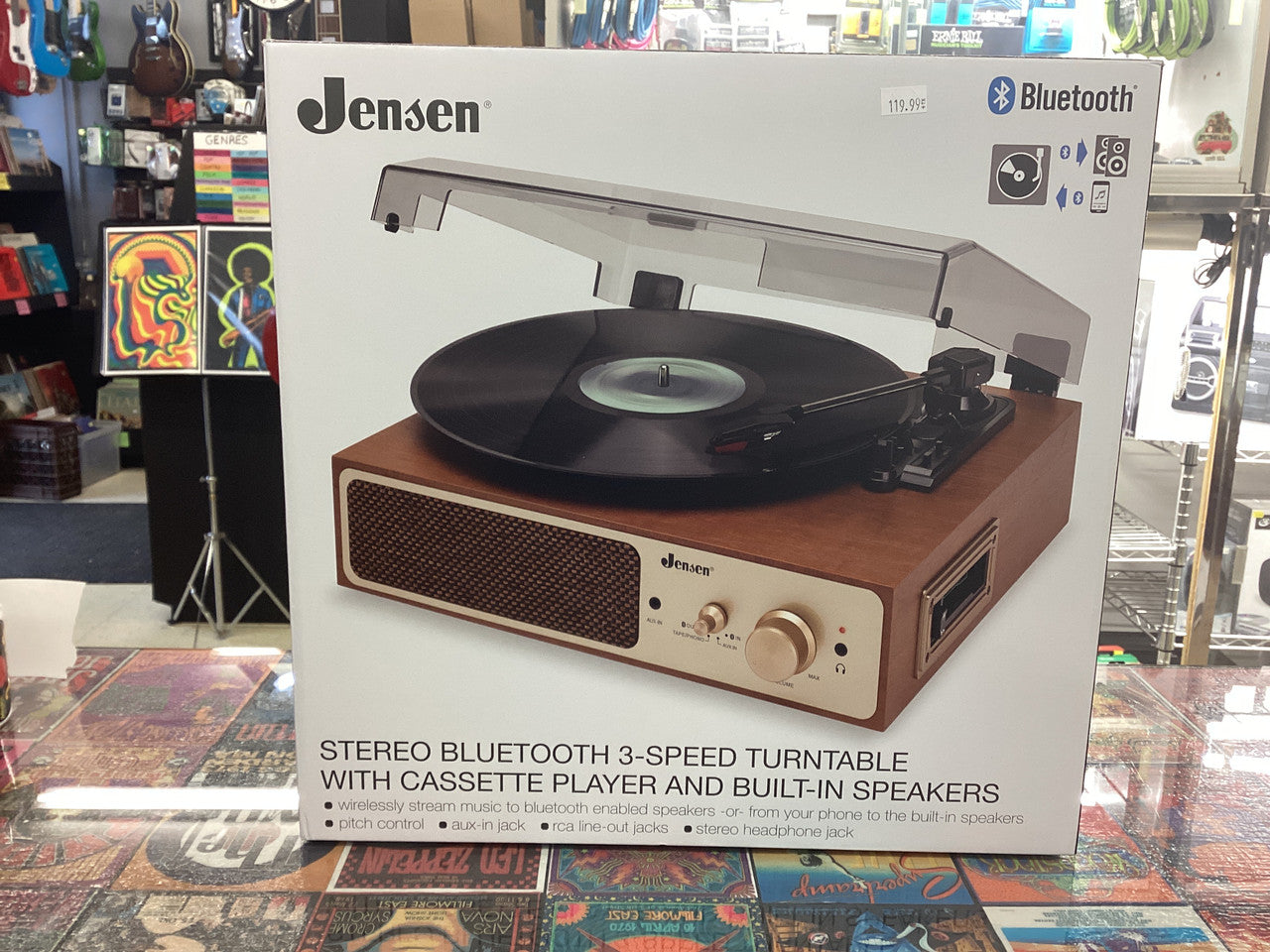 Jensen JTA-245 New Turntable